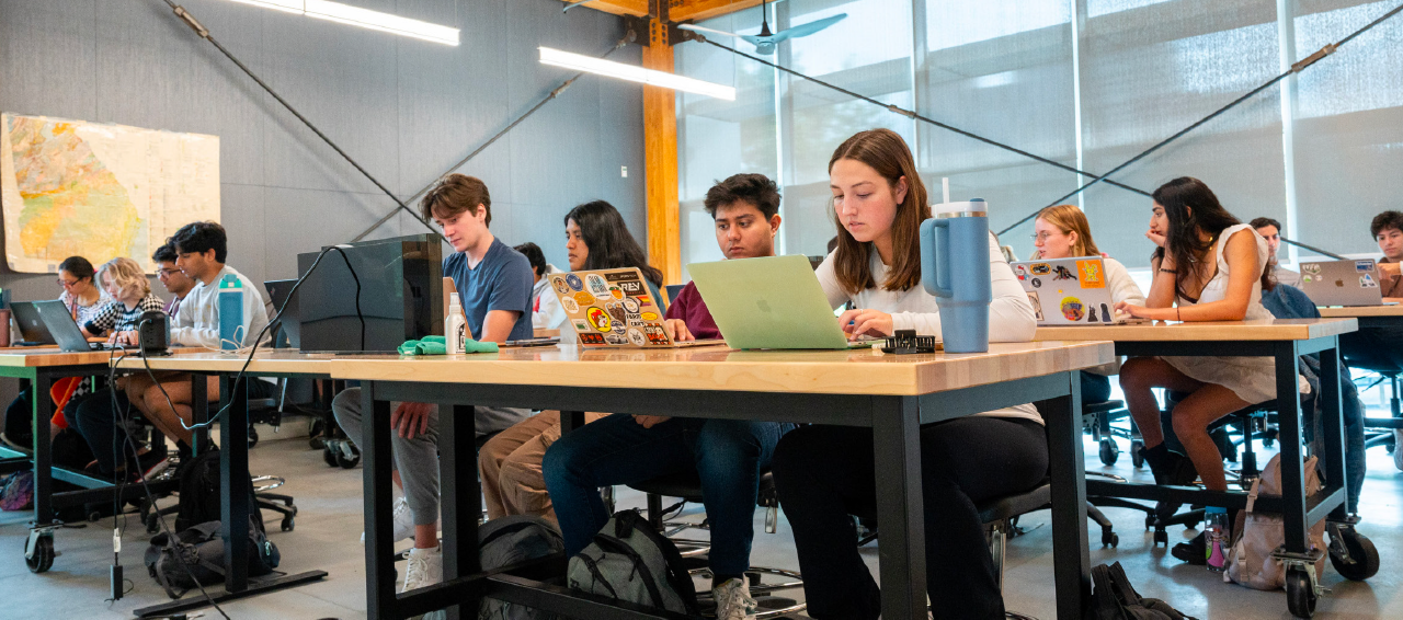 Students in workshop