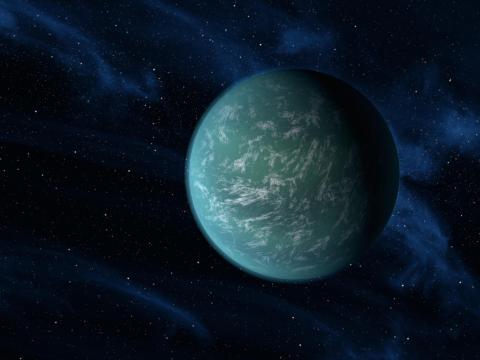 Exoplanet Kepler 22b artist's depiction